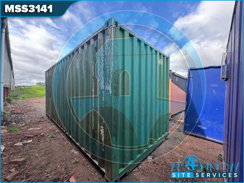 20ft x 8ft Used Shipping Container with Water Storage & Electrics MSS3141