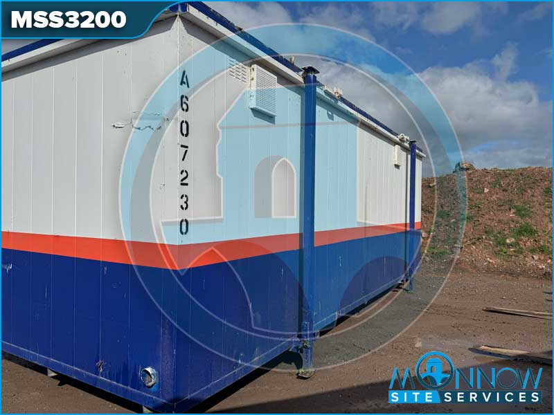 24ft x 9ft 4+1 Site Toilet Unit Steel Anti-Vandal Fire Rated MSS3200