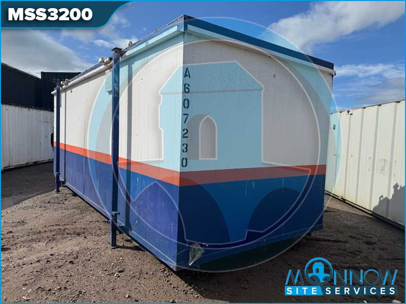 24ft x 9ft 4+1 Site Toilet Unit Steel Anti-Vandal Fire Rated MSS3200