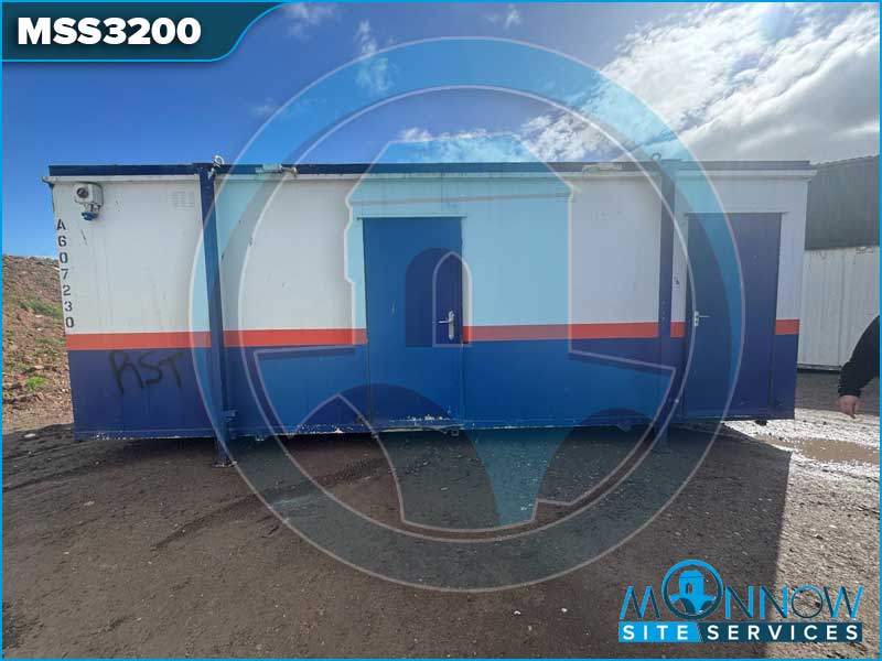 24ft x 9ft 4+1 Site Toilet Unit Steel Anti-Vandal Fire Rated MSS3200