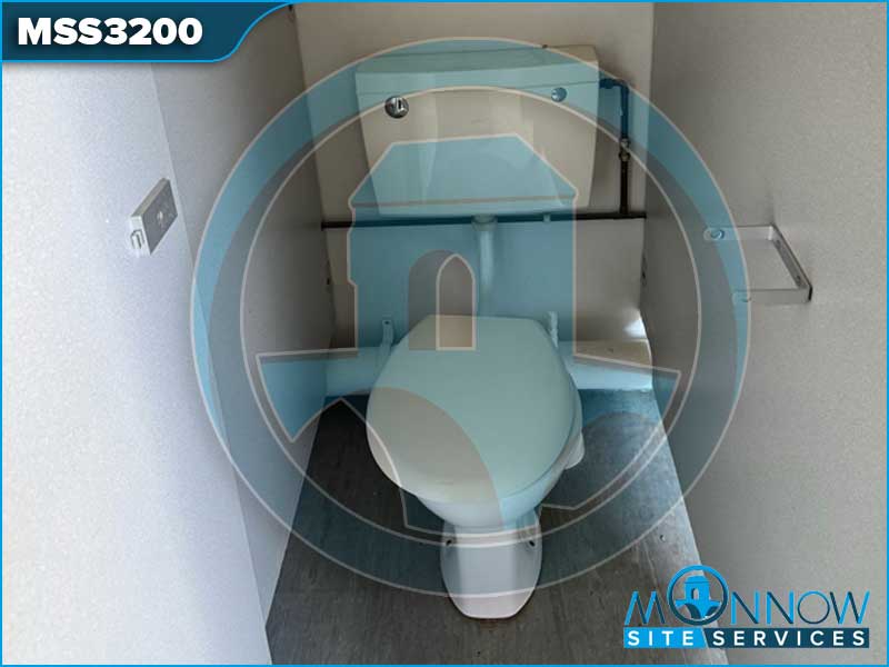 24ft x 9ft 4+1 Site Toilet Unit Steel Anti-Vandal Fire Rated MSS3200