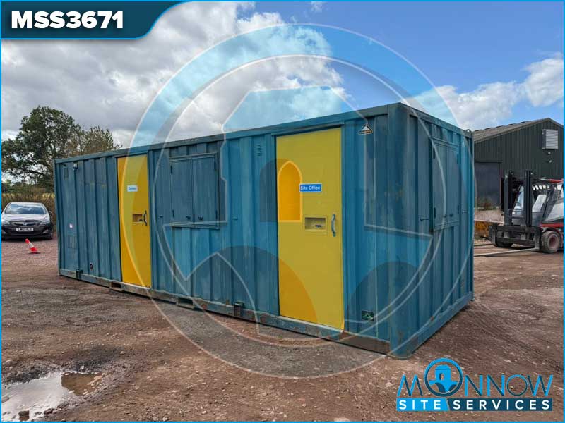 24ft x 9ft Groundhog Fusion Static Welfare Unit with Office MSS3671
