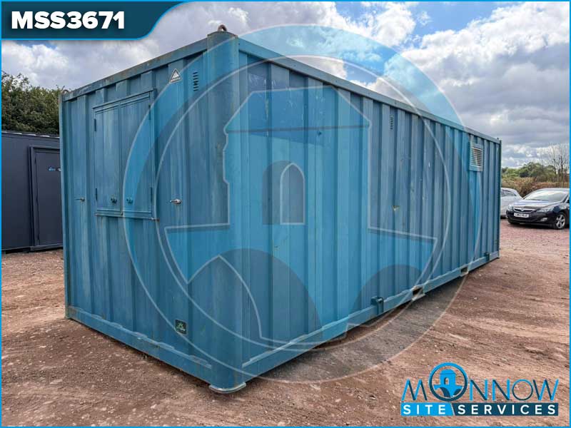 24ft x 9ft Groundhog Fusion Static Welfare Unit with Office MSS3671