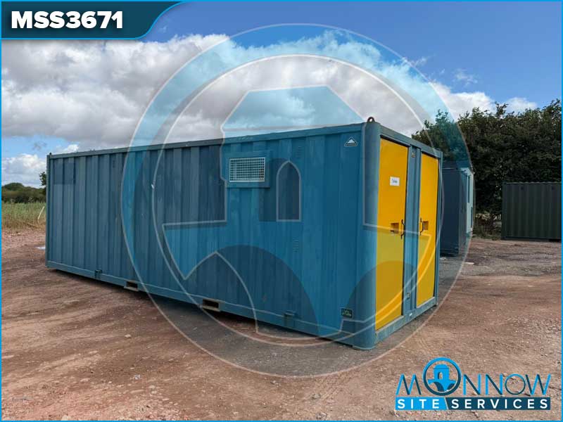 24ft x 9ft Groundhog Fusion Static Welfare Unit with Office MSS3671