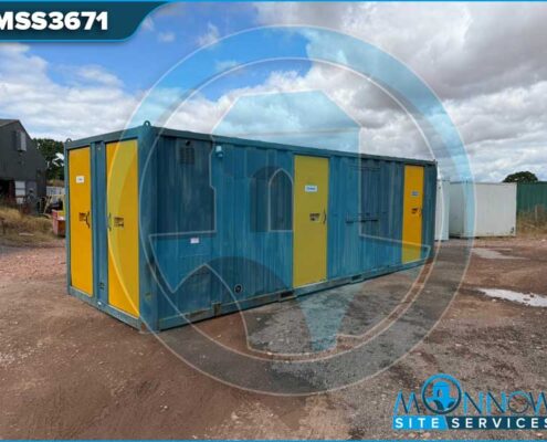 24ft x 9ft Groundhog Fusion Static Welfare Unit with Office MSS3671