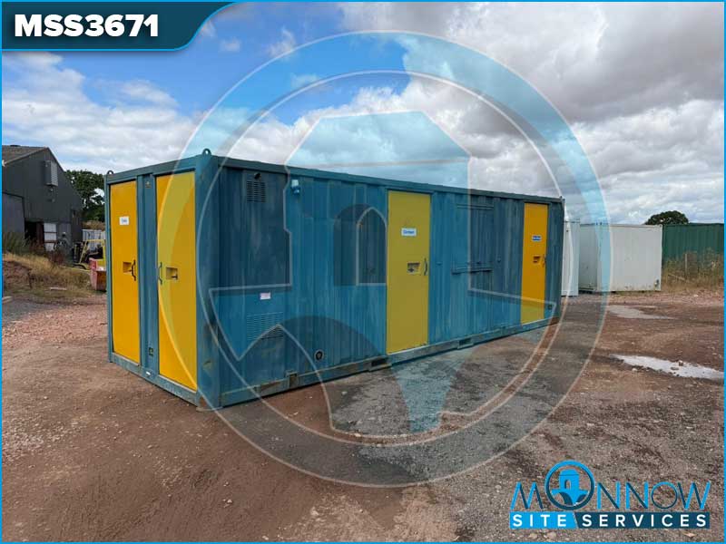 24ft x 9ft Groundhog Fusion Static Welfare Unit with Office MSS3671