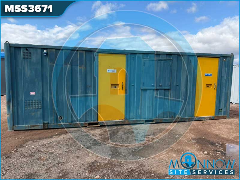24ft x 9ft Groundhog Fusion Static Welfare Unit with Office MSS3671