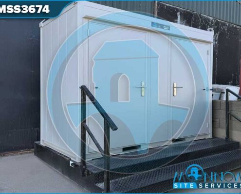 NEW Steel 1+1 Double WC Toilet Block | MSS3674