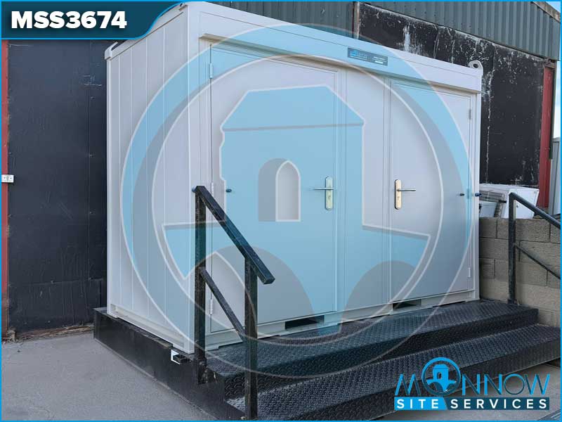 NEW Steel 1+1 Double WC Toilet Block | MSS3674