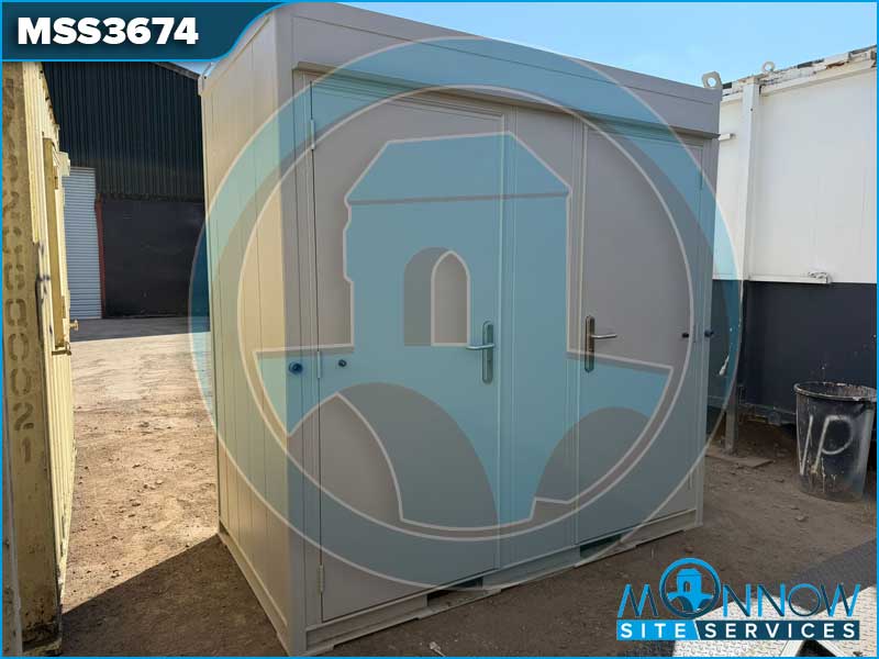 NEW Steel 1+1 Double WC Toilet Block | MSS3674