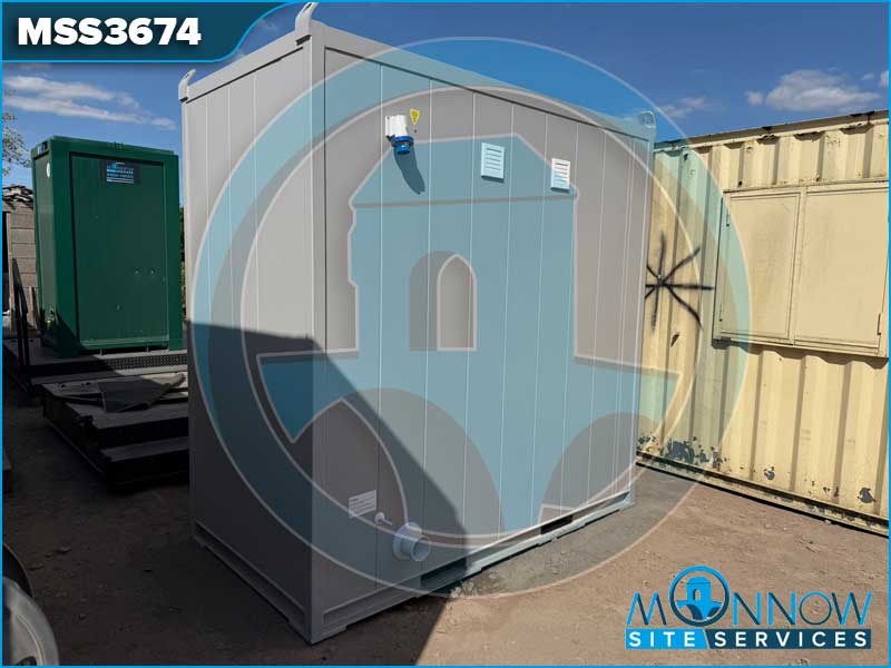 NEW Steel 1+1 Double WC Toilet Block | MSS3674