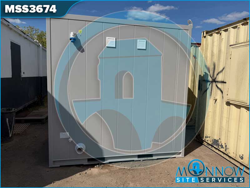 NEW Steel 1+1 Double WC Toilet Block | MSS3674