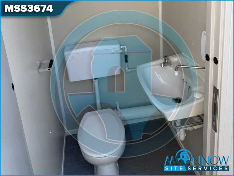 NEW Steel 1+1 Double WC Toilet Block | MSS3674