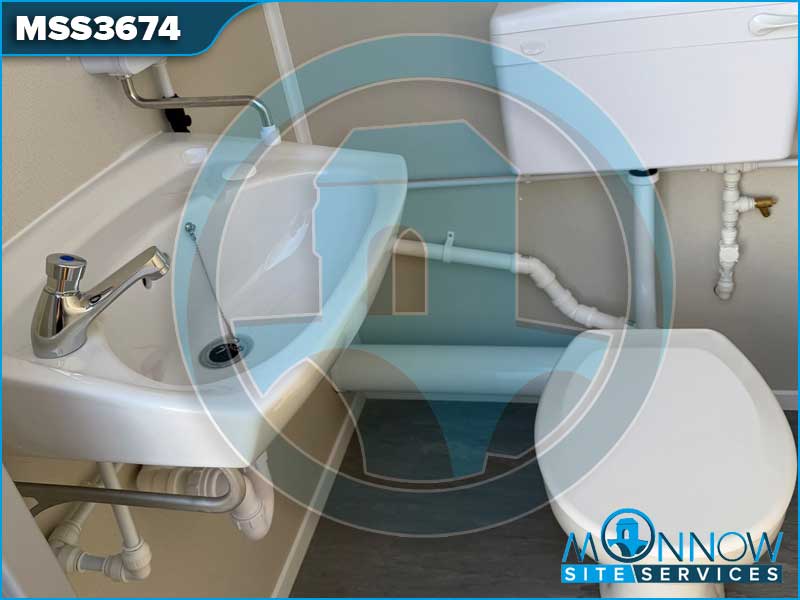 NEW Steel 1+1 Double WC Toilet Block | MSS3674