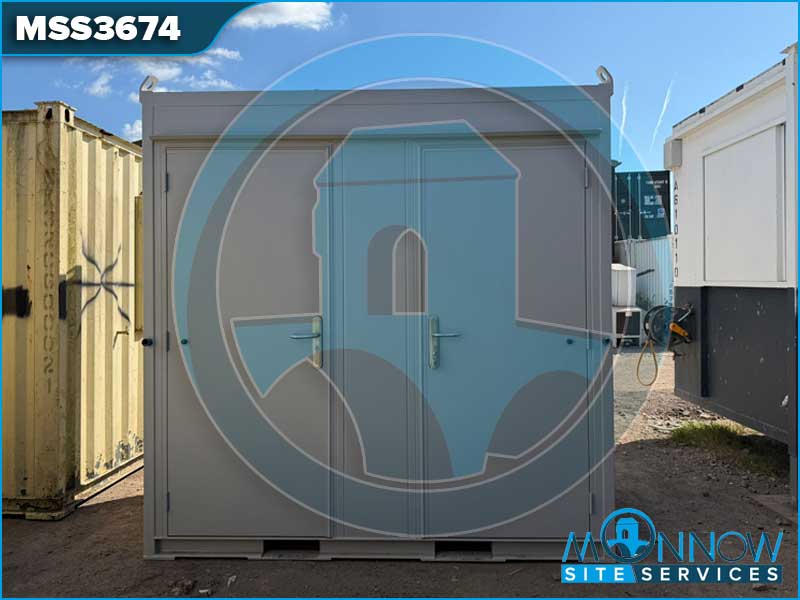 NEW Steel 1+1 Double WC Toilet Block | MSS3674