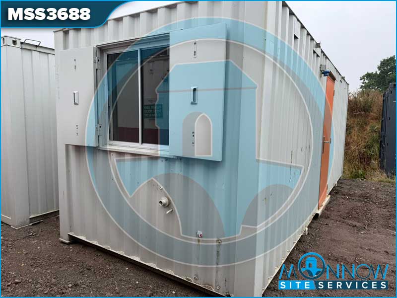 21ft x 8ft Site Home Office / Canteen Anti Vandal Cabin MSS3688 21ft x 8ft Site Home Office / Canteen Anti Vandal Cabin MSS3688