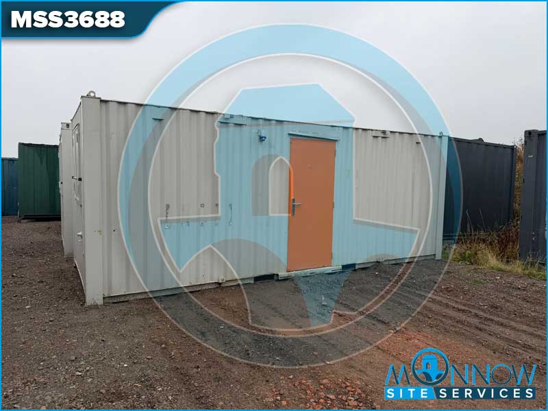 21ft x 8ft Site Home Office / Canteen Anti Vandal Cabin MSS3688